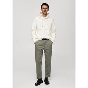 Talentless Heavyweight Pullover Hoodie Men's Small White 500GSM Cotton